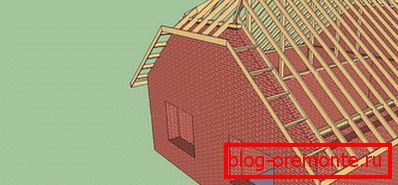 Установка карнизных кобылок