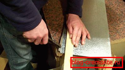 Сгибание краев заготовки