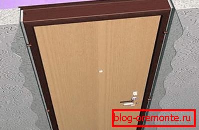 Дверна коробка в зборі