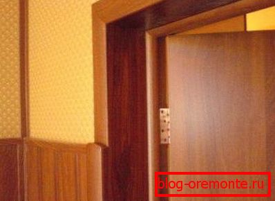 Укоси, оброблені панелями МДФ