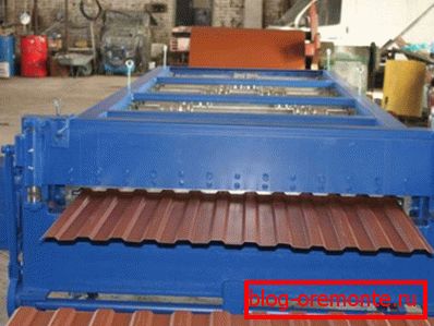 Процес виробництва профнастилу маки С-10