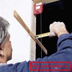 Розмітка робиться за допомогою вимірника Розмітка робиться за допомогою вимірника