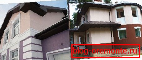 Кольорова фасадна штукатурка