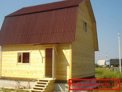Дачний брущатий будиночок 5х4. Дачний брущатий будиночок 5х4.