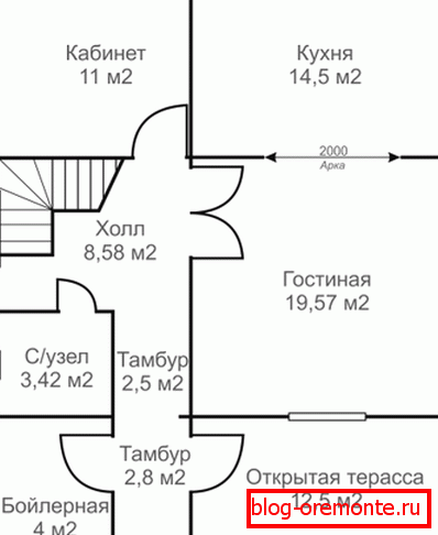 Будинок 8х10 з двома поверхами Будинок 8х10 з двома поверхами