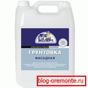 Готова грунтовка по бетону для зовнішніх робіт на основі акрилової Готова грунтовка по бетону для зовнішніх робіт на основі акрилової