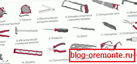 Інструменти для монтажу