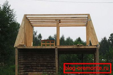 Установка висячих крокв