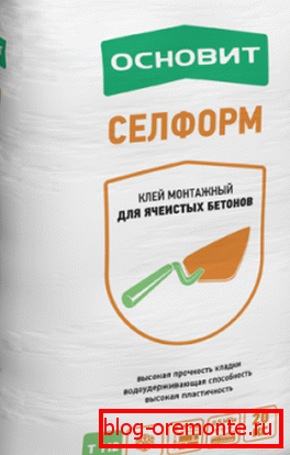 Клей для газобетона. Клей для газобетона.