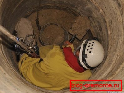 Копка всередині колодязя Копка всередині колодязя