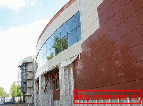 Крепление плит на каркас
