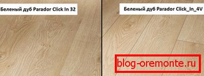 Порівняння ламінату з фаскою і без