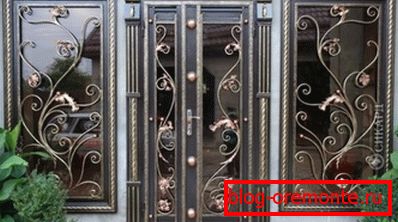Легкі ковані двері Легкі ковані двері