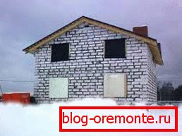 Любительське фото будівлі створеного на основі газобетонних матеріалів Любительське фото будівлі створеного на основі газобетонних матеріалів