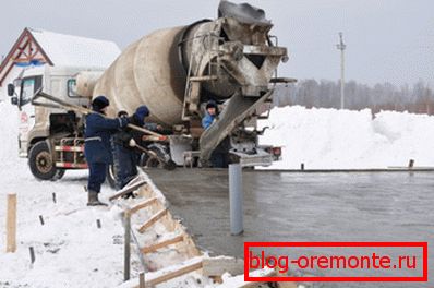 Морозное бетонирование Морозное бетонирование