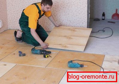 Можете також вирівнювати підлогу фанерою без лаг Можете також вирівнювати підлогу фанерою без лаг