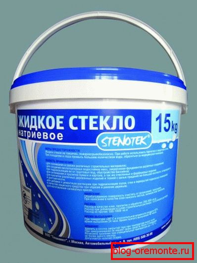 На фото - рідке скло вітчизняного виробництва. На фото - рідке скло вітчизняного виробництва.