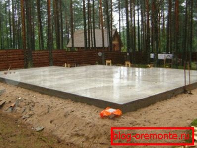 На фото - найбільш часто застосовуваний тип підстави під газобетонний будинок. На фото - найбільш часто застосовуваний тип підстави під газобетонний будинок.
