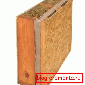 На фото ізоляційний шар для дерев'яних стін в розрізі На фото ізоляційний шар для дерев'яних стін в розрізі