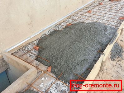 На фото представлена майбутня відмотування з бетону. На фото представлена майбутня відмотування з бетону.