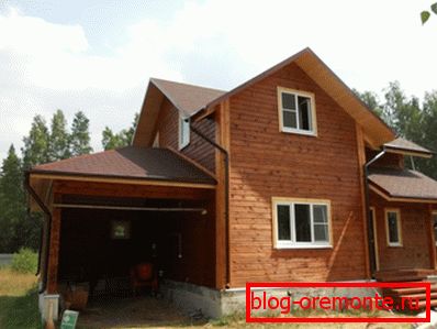 Наочно зображення будинку створеного з бруса Наочно зображення будинку створеного з бруса