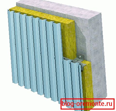 Монтаж утеплителя
