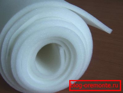 Поролон для утеплення дверей Поролон для утеплення дверей