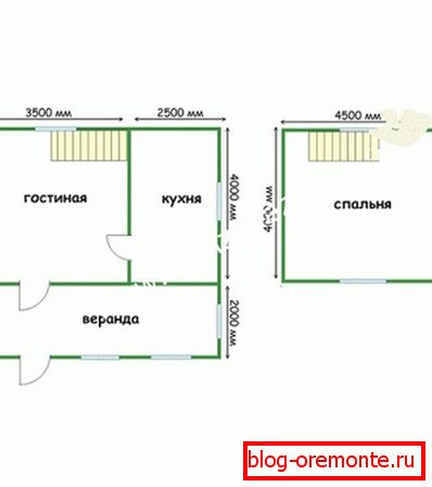 Проект будинку з бруса 6х6 - хороший варіант для втілення Проект будинку з бруса 6х6 - хороший варіант для втілення