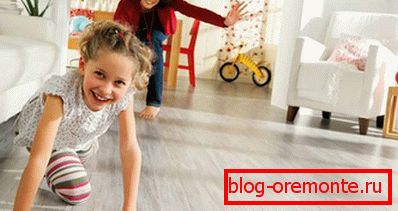 Там, де проживають діти, краще вибрати світле покриття