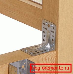 куточок в качестве крепежного элемента для соединения брусьев куточок в качестве крепежного элемента для соединения брусьев