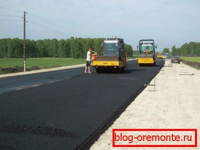 Укладка асфальтобетона Укладка асфальтобетона