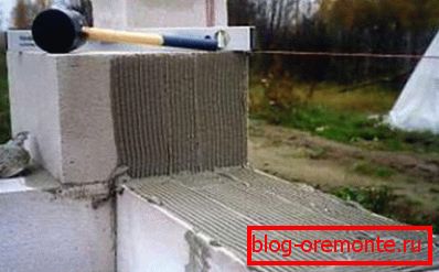 Укладання піноблоків Укладання піноблоків