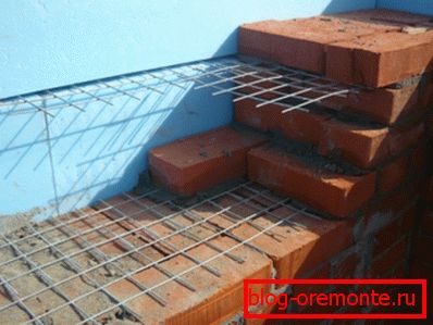Посилення кладки за допомогою спеціальної сітки Посилення кладки за допомогою спеціальної сітки