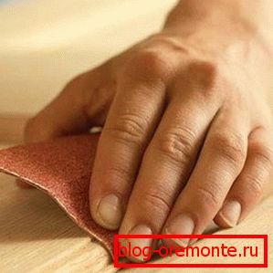 Виконуємо шліфовку поверхні Виконуємо шліфовку поверхні