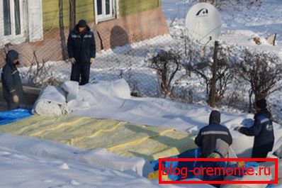 Утеплення і прогрів бетонної суміші Утеплення і прогрів бетонної суміші