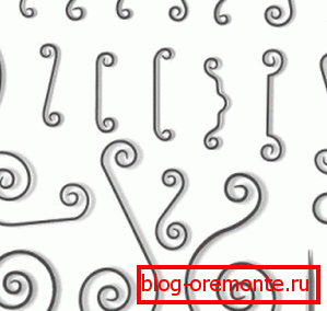 Приклади фігурного вигину ворота ковані креслення