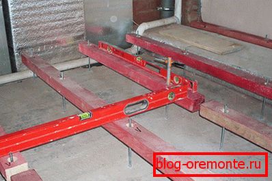 Вирівнюємо рівень підлоги