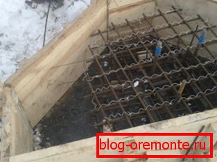 Закладка греющего провода в опалубку Закладка греющего провода в опалубку