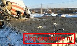 Заливка бетону взимку Заливка бетону взимку