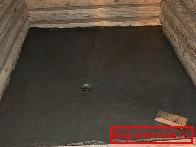 Заливка підлоги в мийної Заливка підлоги в мийної