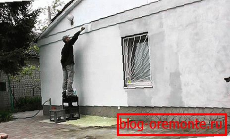 Затирка фасаду